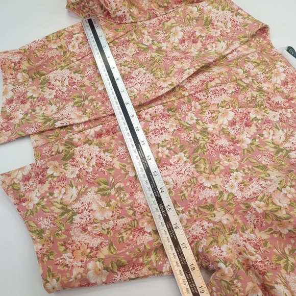Vintage Laura Ashley Dress & Jacket Size 10 12 Floral Pink Cotton STUNNING - Picture 15 of 16